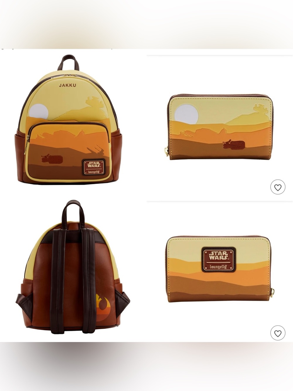 🧡PRICE FIRM🧡NWOT Star Wars Lands
Jakku Backpack+wallet SET